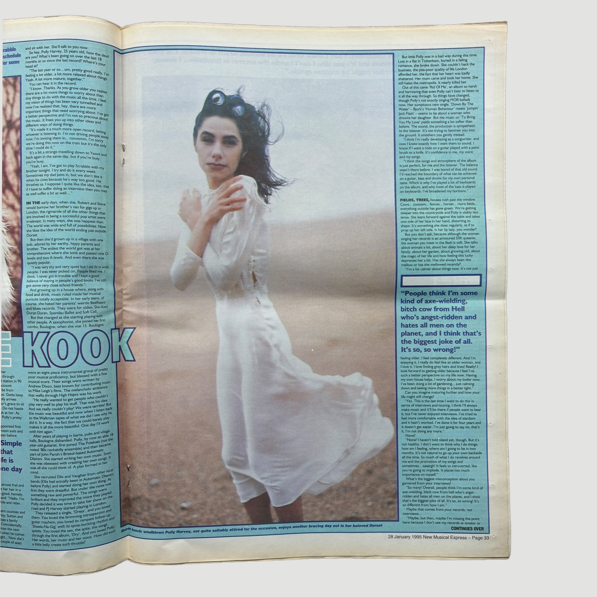 1995 NME PJ Harvey Vamp Issue