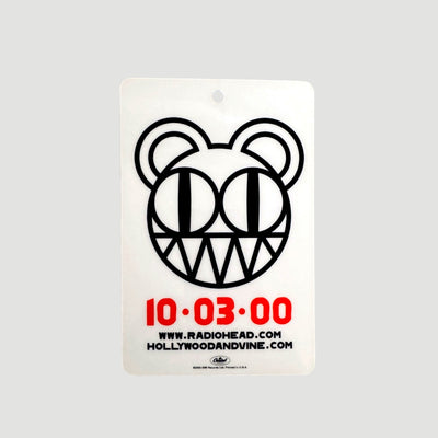 2000 Radiohead KID A Tour Laminate