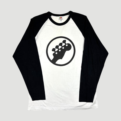 00's Scott Pilgrim Bass Guitar Raglan T-Shirt