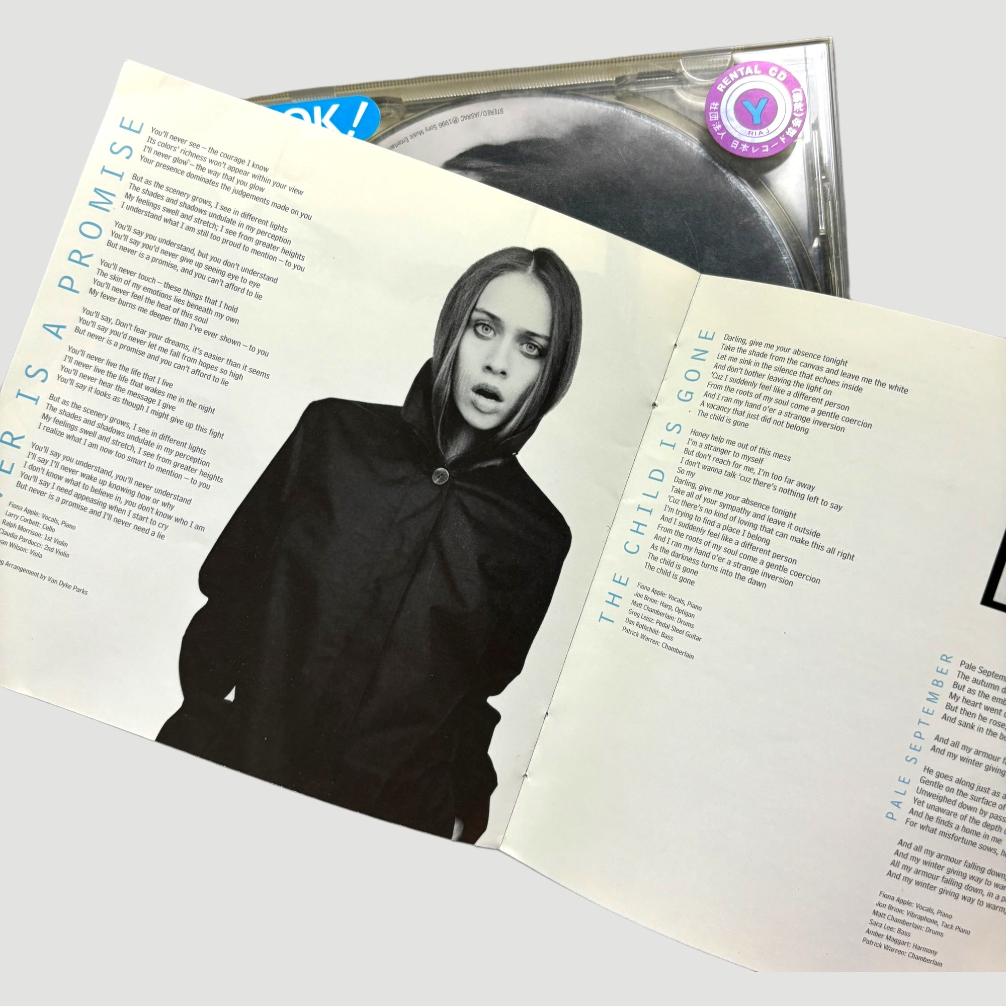 90's Fiona Apple Tidal Japanese CD