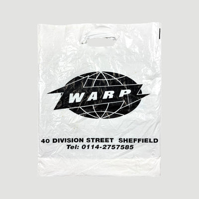 90's Warp Records Division Street Sheffield Carrier Bag