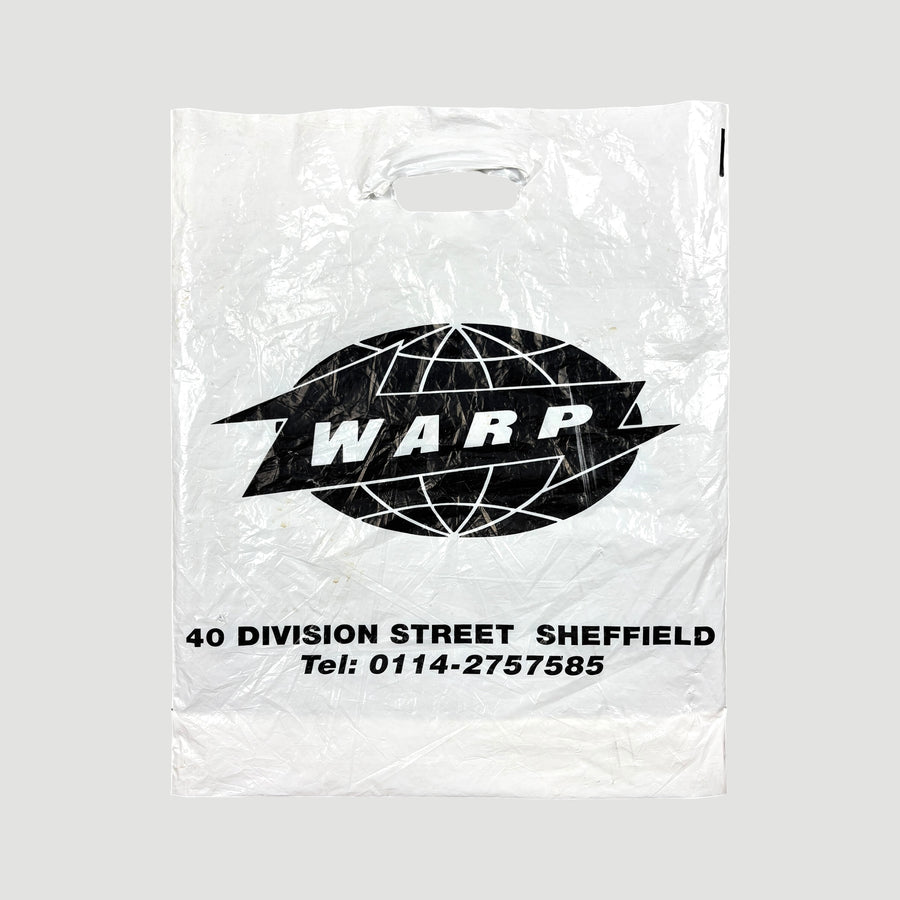 90's Warp Records Division Street Sheffield Carrier Bag