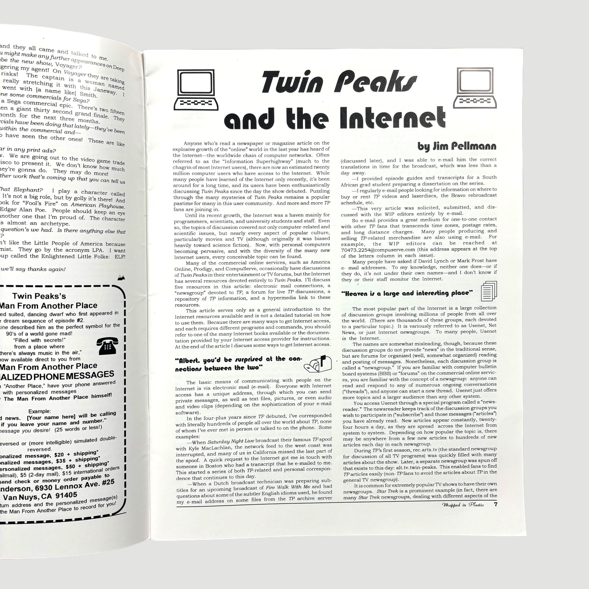 1991 Twin Peaks: Wrapped in Plastic Issue #15