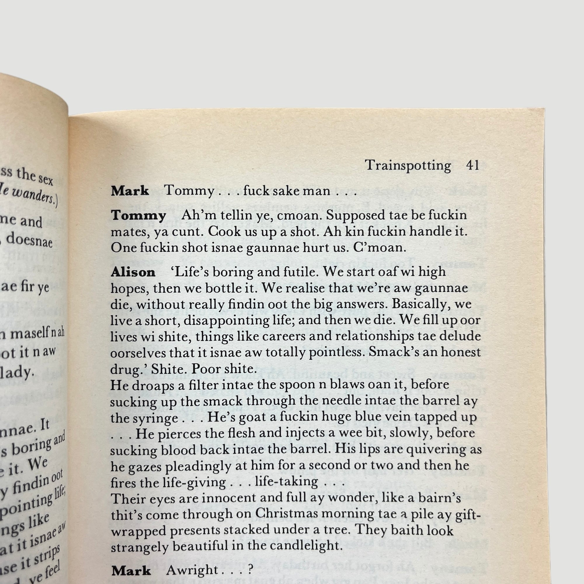 1996 Trainspotting & Headstate Playscripts by Irvine Welsh