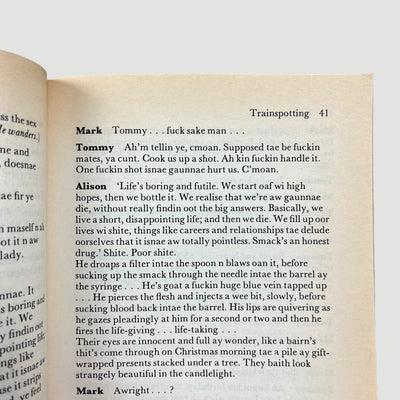 1996 Trainspotting & Headstate Playscripts by Irvine Welsh