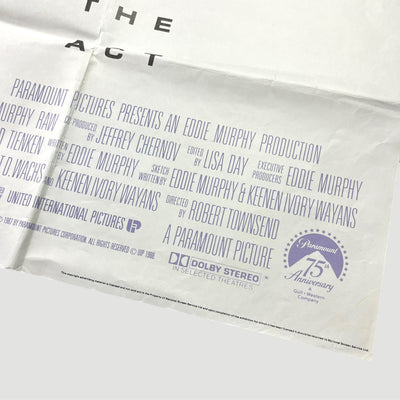 1987 Eddie Murphy Raw UK Quad Poster