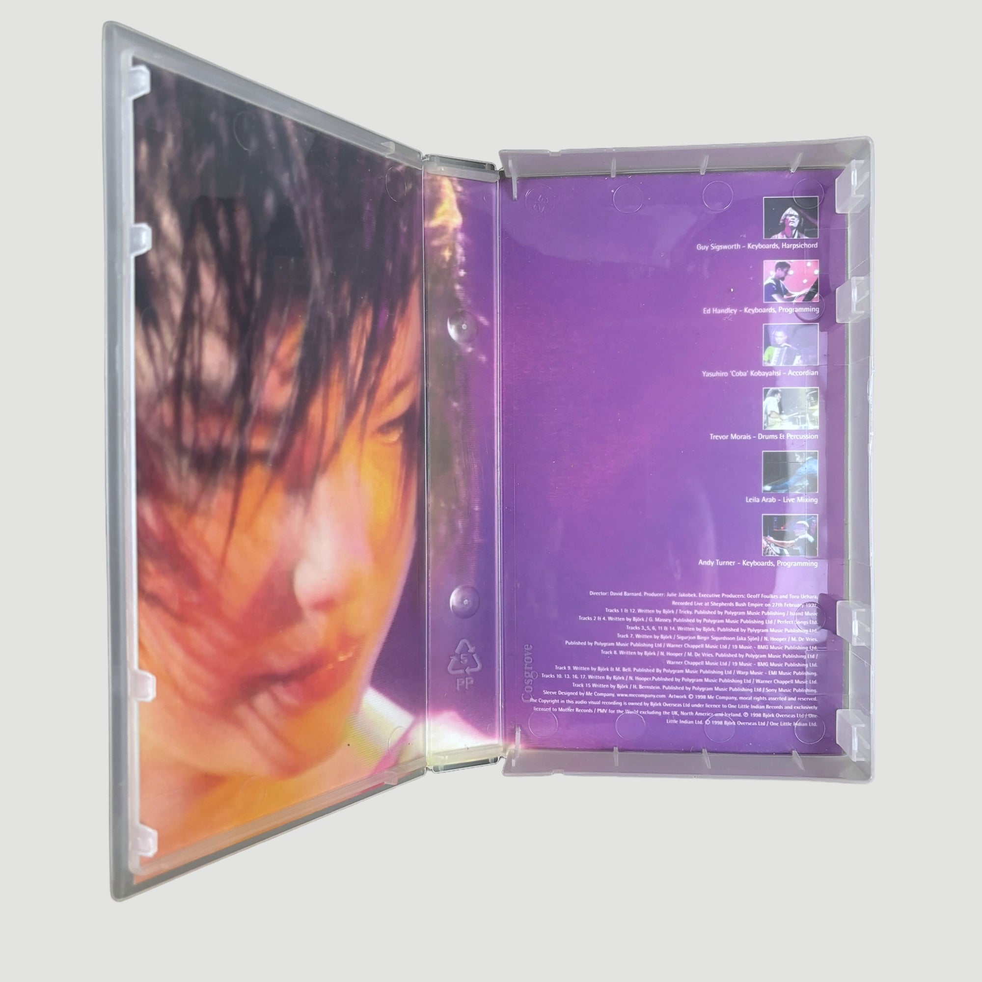 1997 Bjork Live at Sheperds Bush VHS