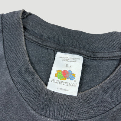 90's Black Basic Fruit of the Loom T-Shirt