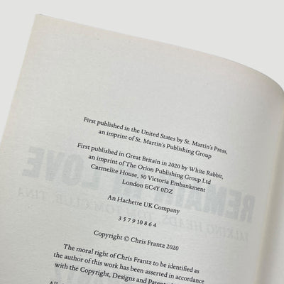 2020 Remain in Love - Talking Heads, Tom Tom Club, Tina by Chris Frantz HB 1st