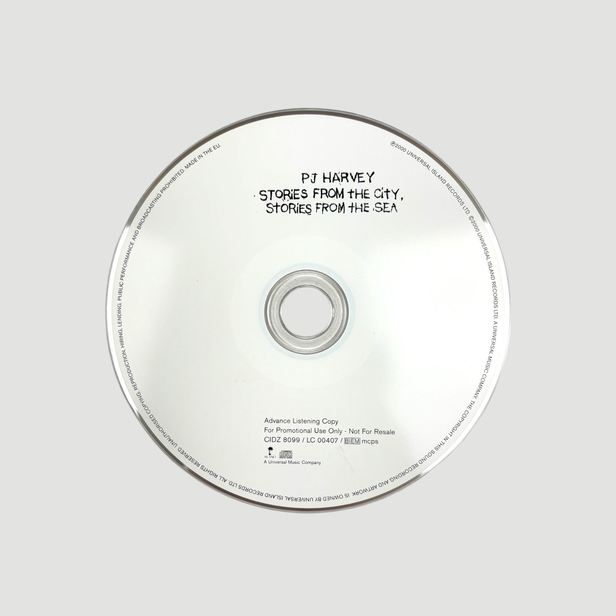 2000 PJ Harvey Stories from the City CD/VHS UK Promo Boxset