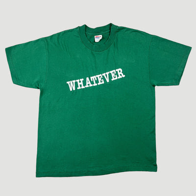 90's Whatever Embroidered T-Shirt
