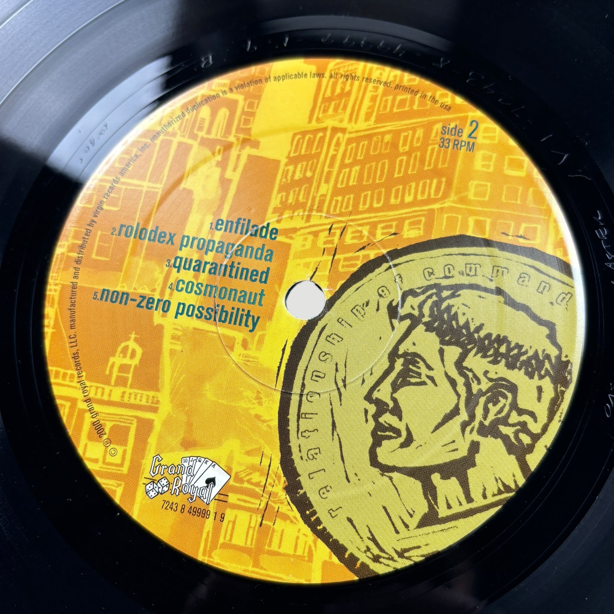 2000 At the Drive-In Relationship of Command US 1st Press Vinyl