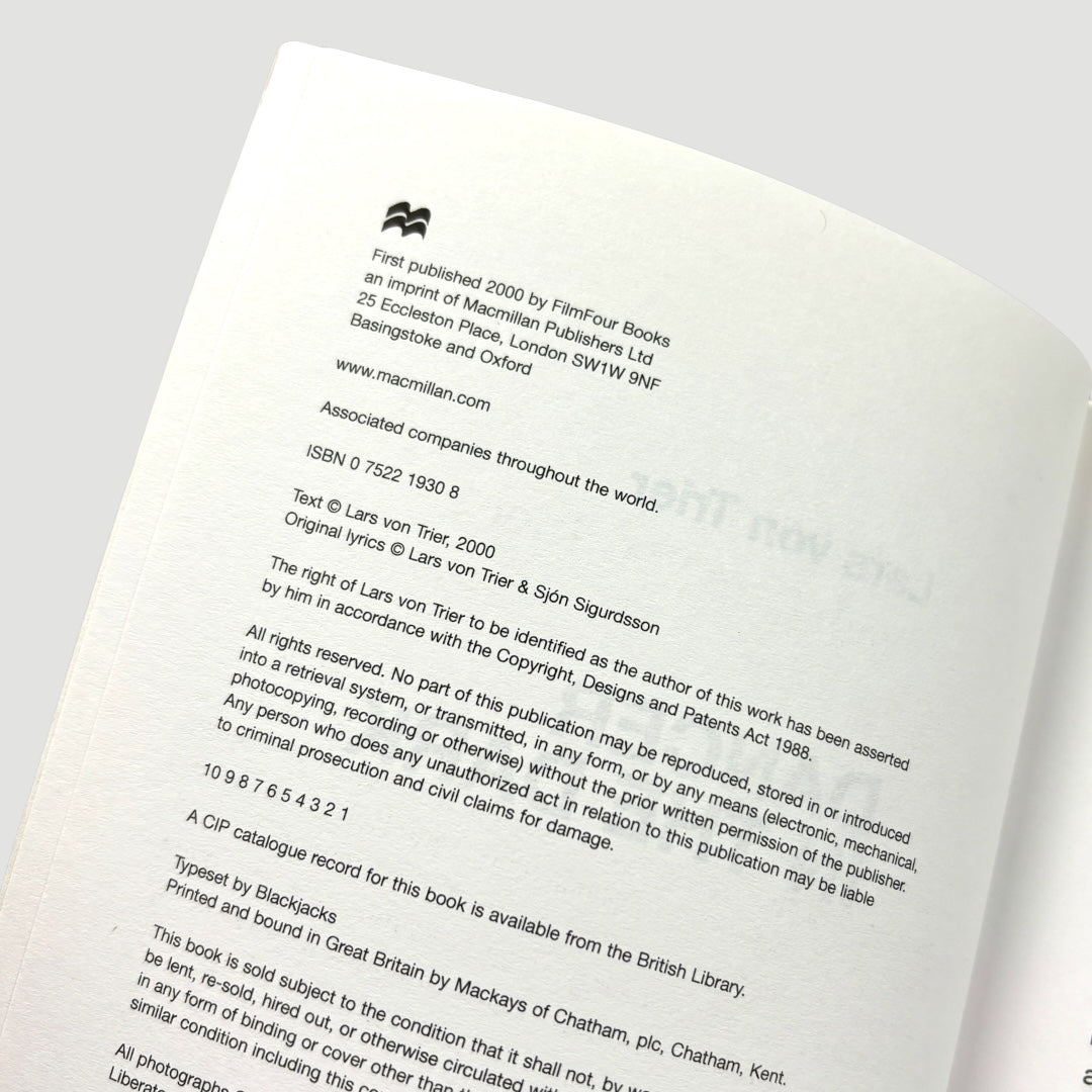 2000 Lars Von Trier Dancer in the Dark Screenplay