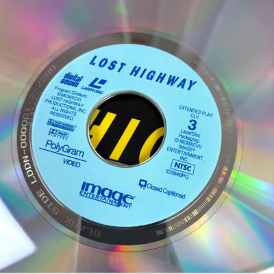 1996 Lost Highway UK Laserdisc