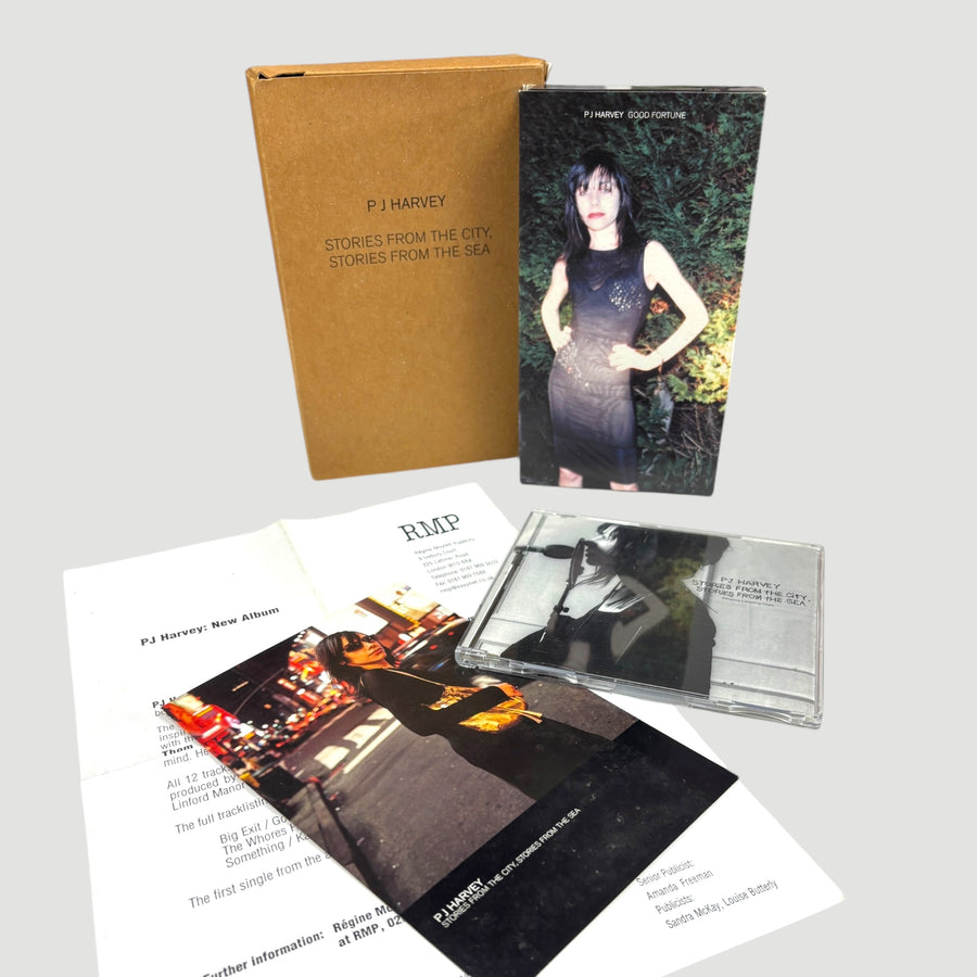 2000 PJ Harvey Stories from the City CD/VHS UK Promo Boxset