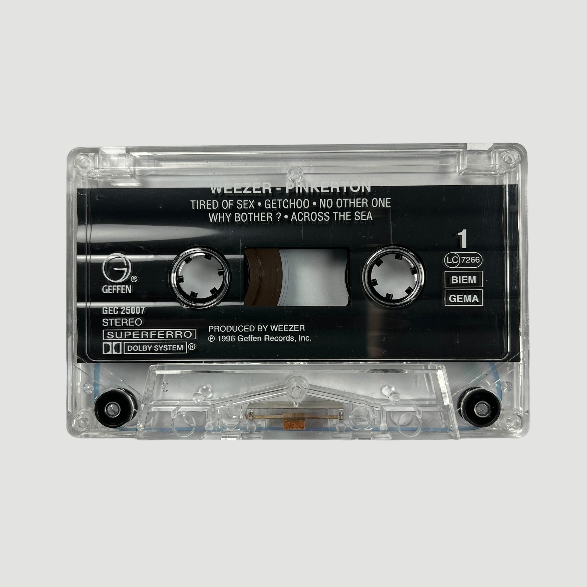1998 Weezer Pinkerton Cassette