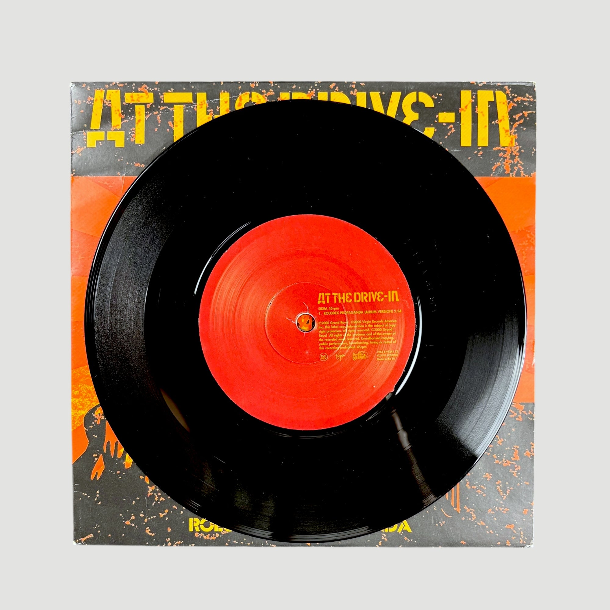 2000 At The Drive-In Rolodex Propaganda UK 7" Single