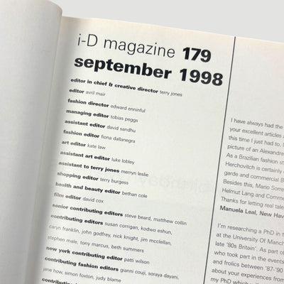 1998 i-D Magazine Devon Aoki Issue