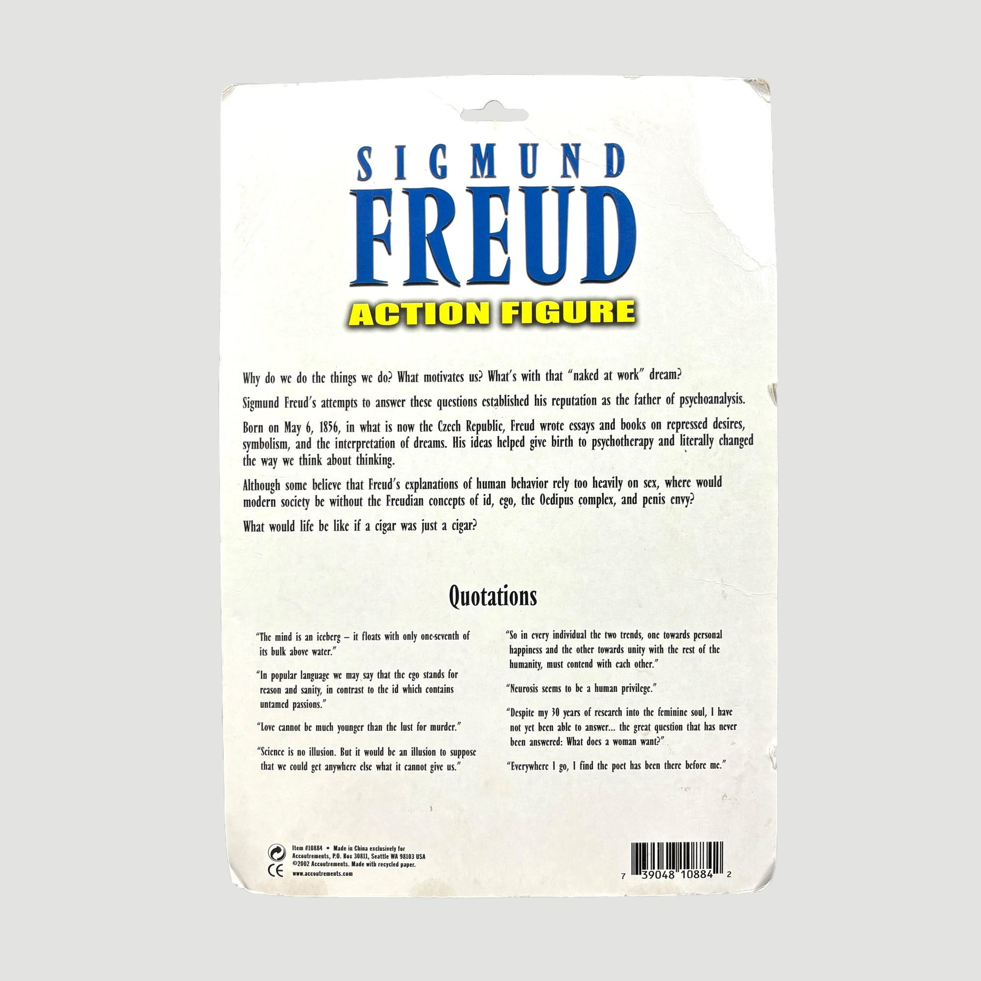 2002 Sigmund Freud Action Figure