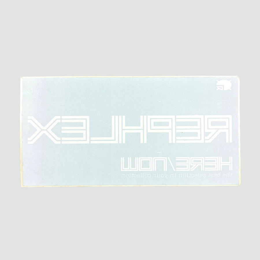 1997 Rephlex Records 'Here, Now' Window Sticker