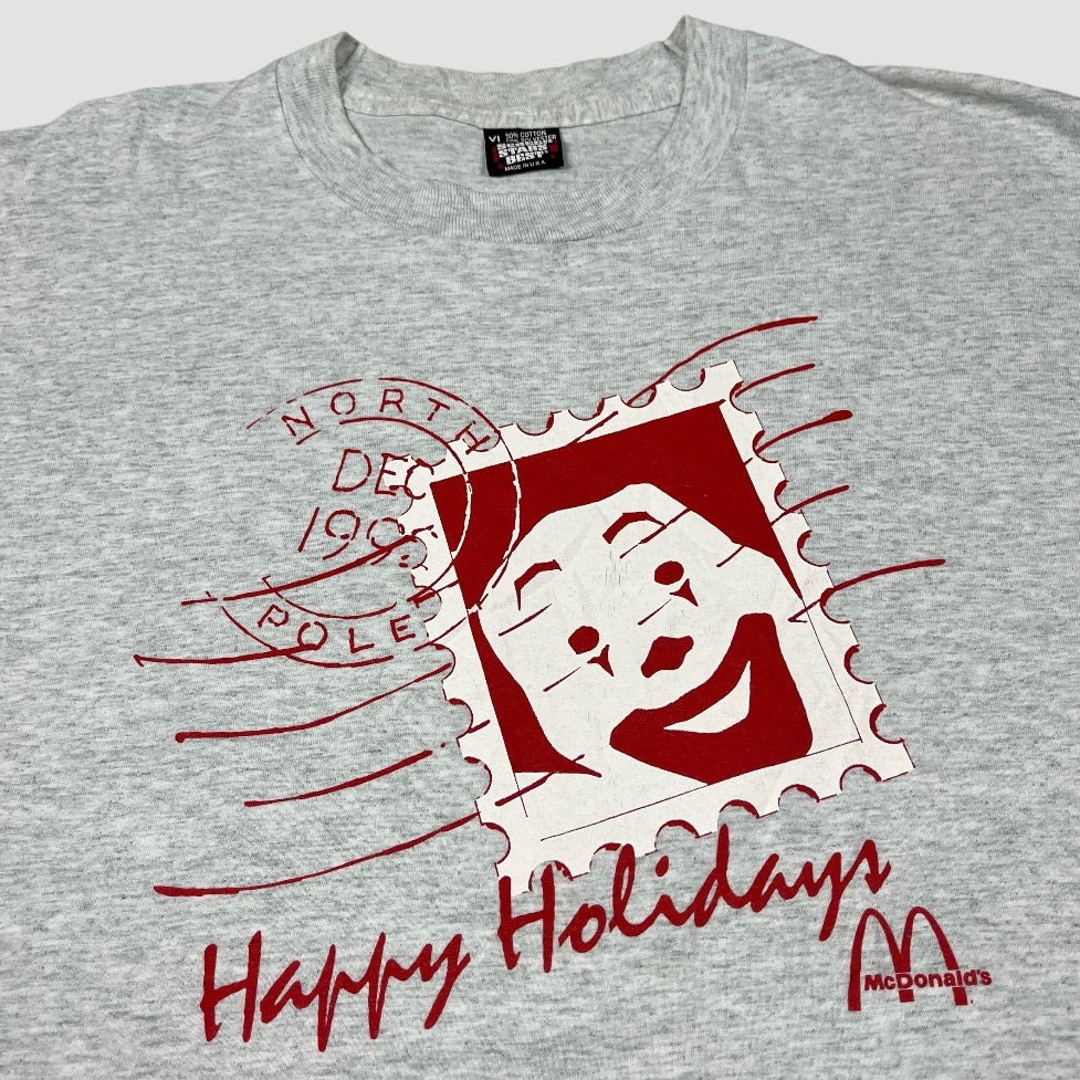 90's McDonalds Happy Holidays T-Shirt