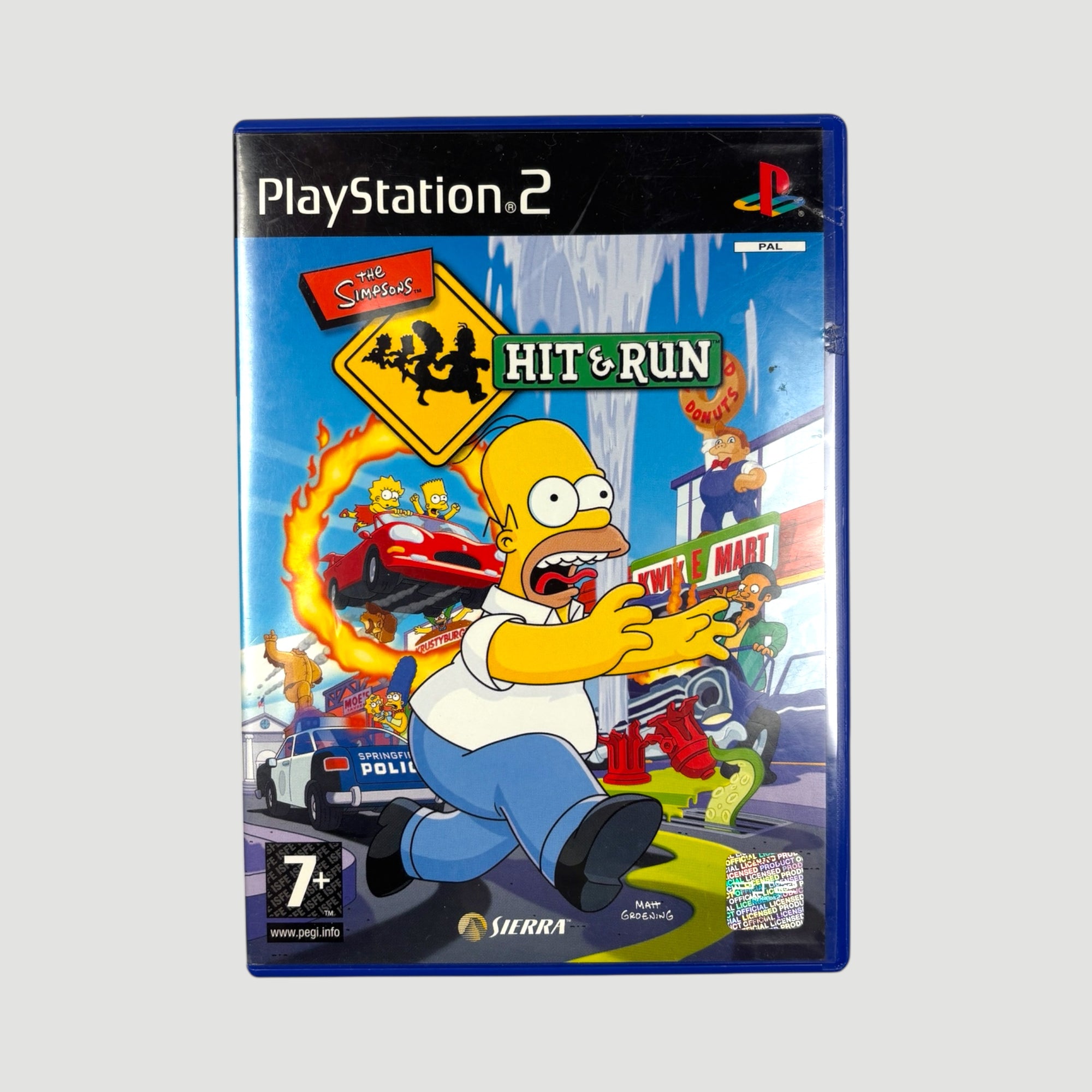 2003 The Simpsons Hit & Run PlayStation 2 Game