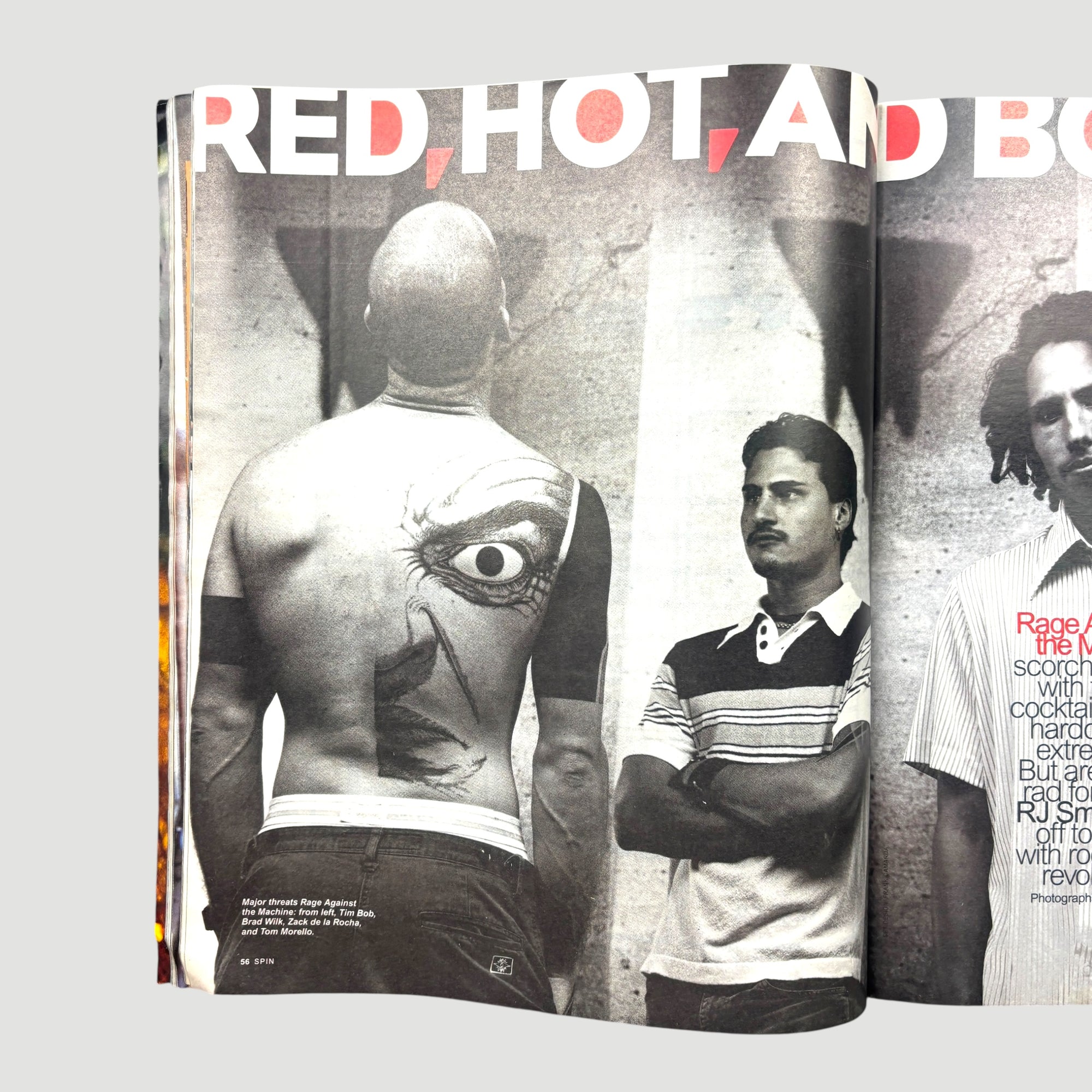 1996 Spin Magazine Rage Against the Machine Cover Issue