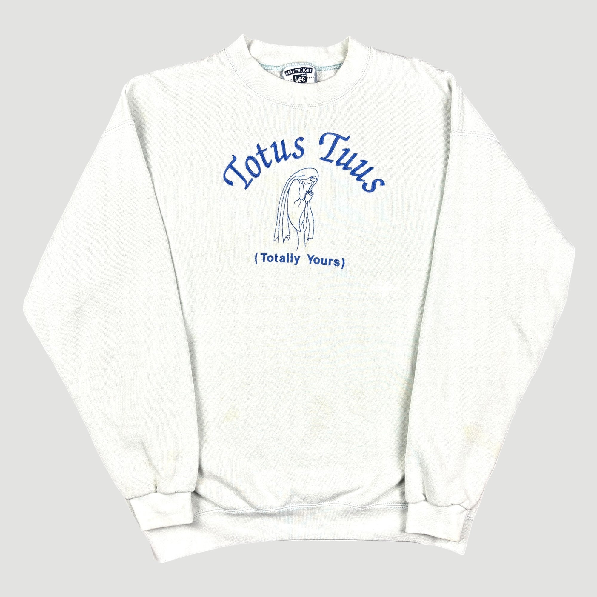 90's Totally Yours White Sweatshirt