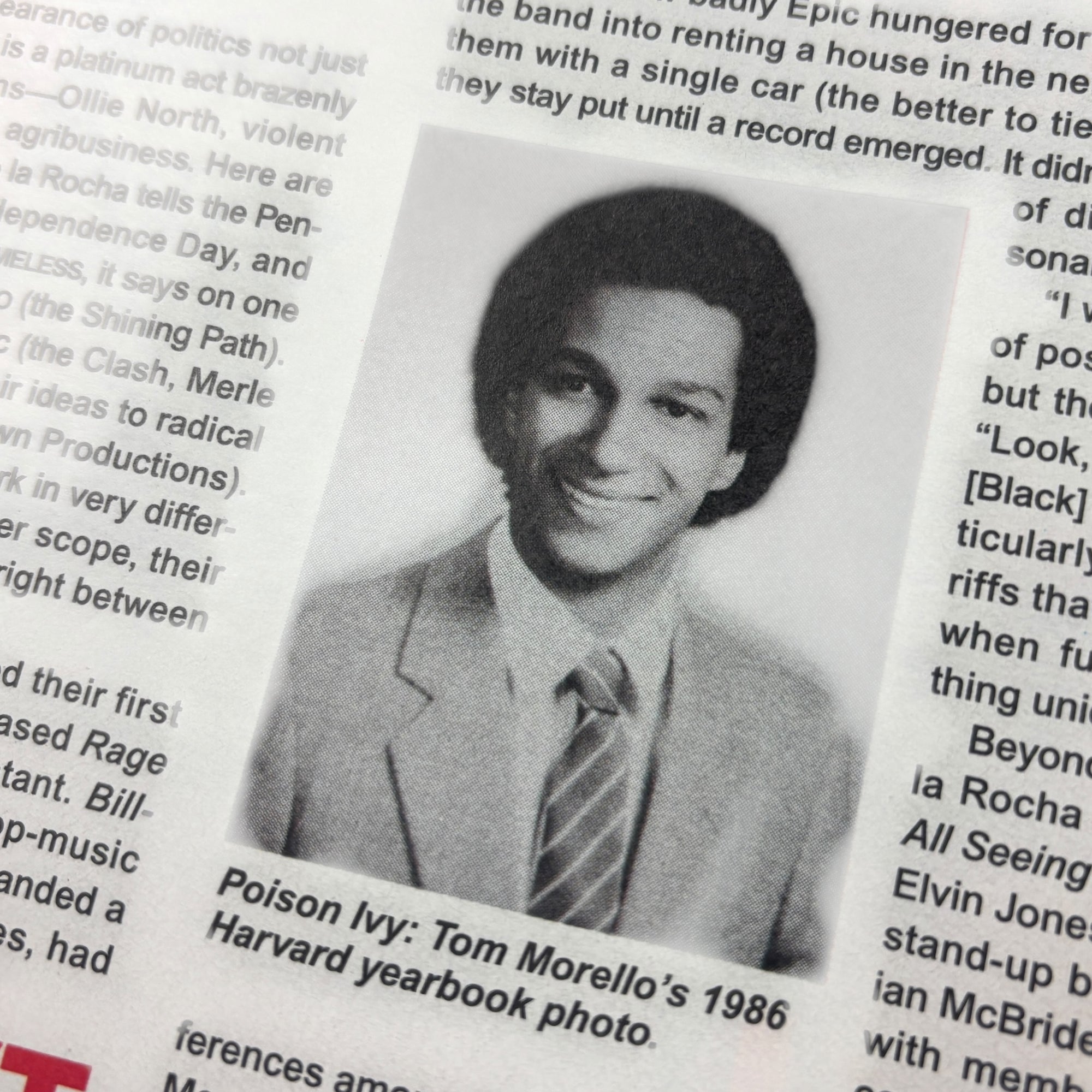 1996 Spin Magazine Rage Against the Machine Cover Issue