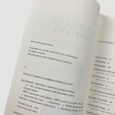 2001 Jim Jarmusch: Interviews