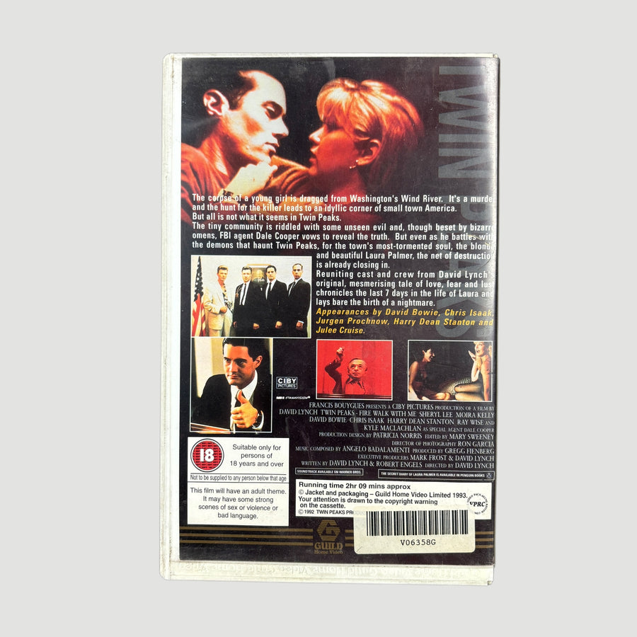 1994 Twin Peaks: Fire Walk with Me Ex-Rental UK VHS