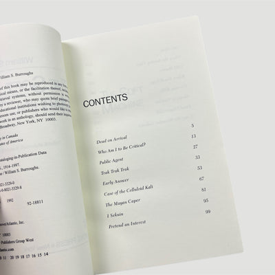 1997 William S. Burroughs The Soft Machine