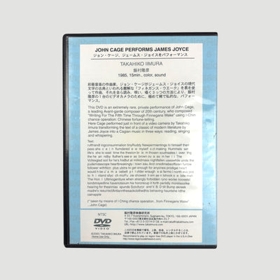 2005 John Cage Performs James Joyce by Takahiko Iimura DVD