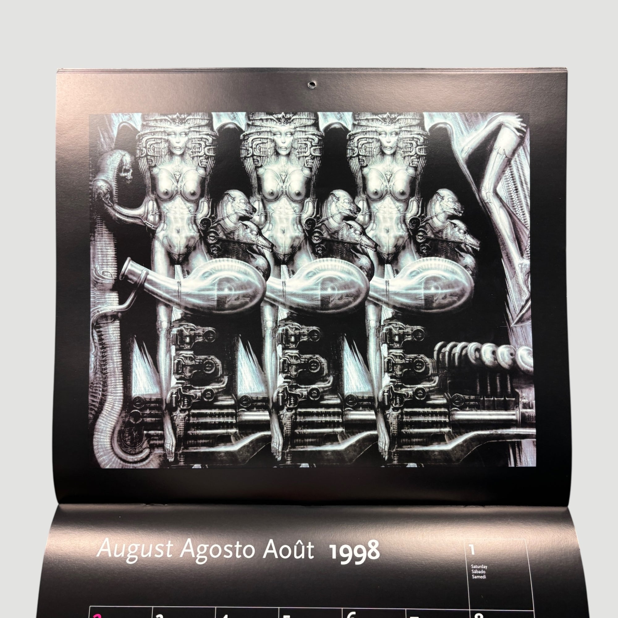 1998 HR Giger ARh+ 3D Calendar