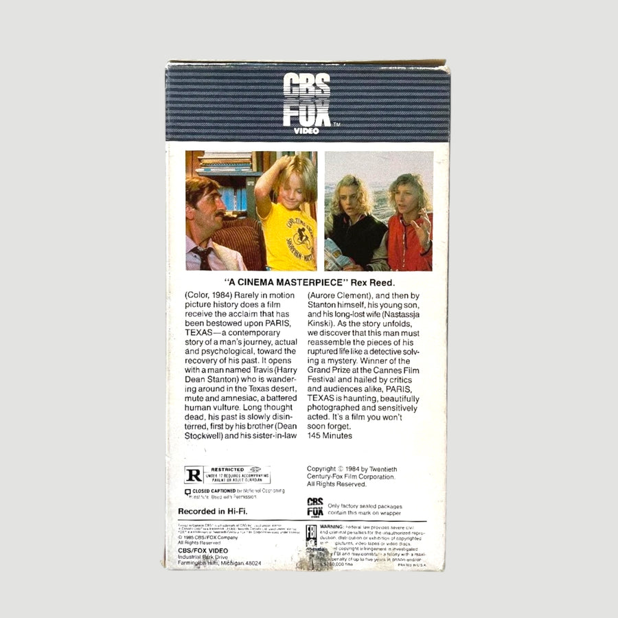 80's Paris, Texas US VHS