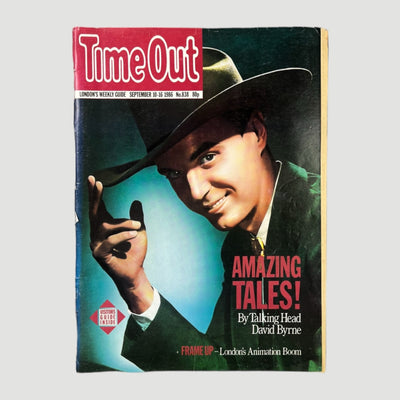 1986 Time Out Issue David Byrne Issue