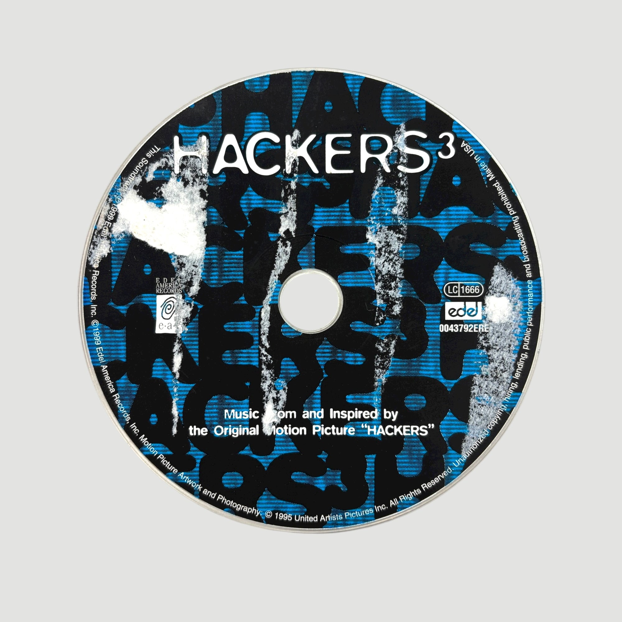 1999 Hackers 3 US OST CD