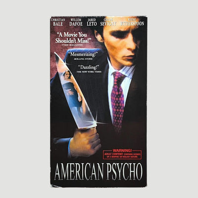 2000 American Psycho US Ex-Rental VHS