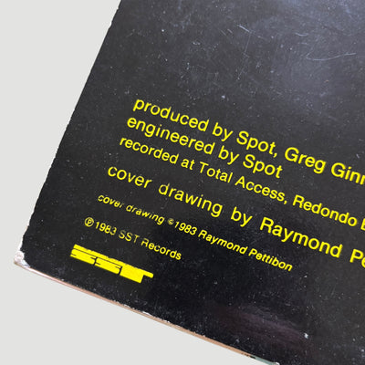 1984 Black Flag My War UK 1st Press LP