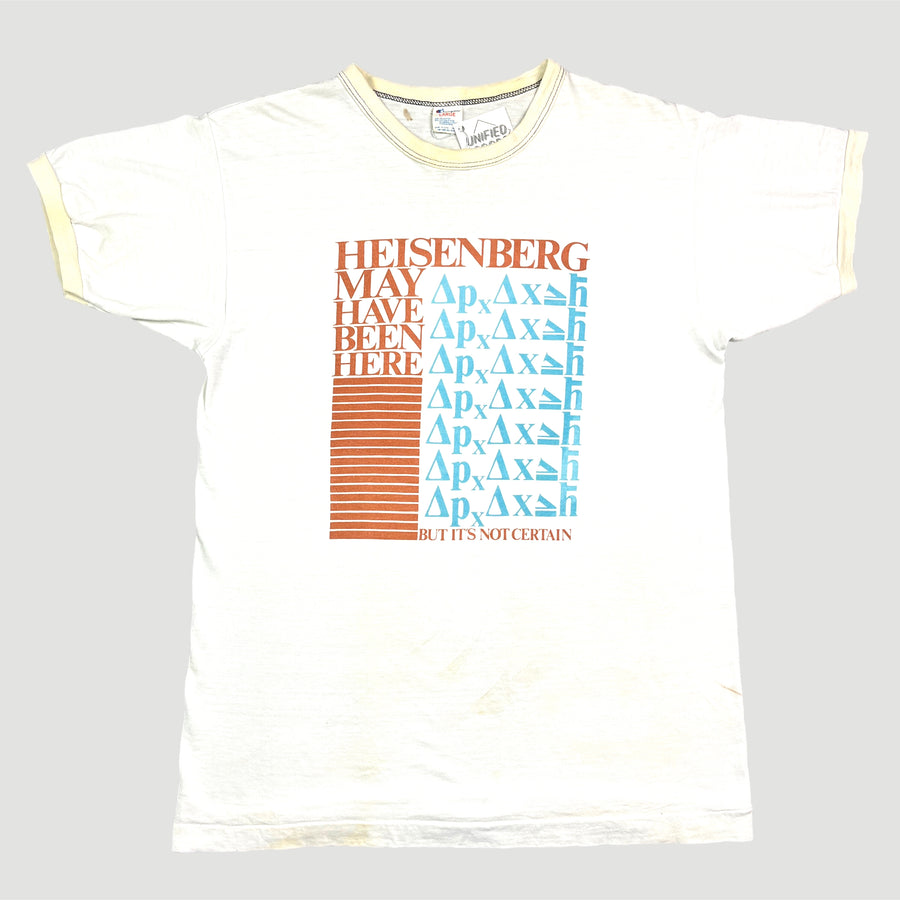 70's Werner Heisenberg Theory Ringer T-Shirt