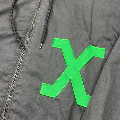 90's Malcolm X Hooded Zip Jacket