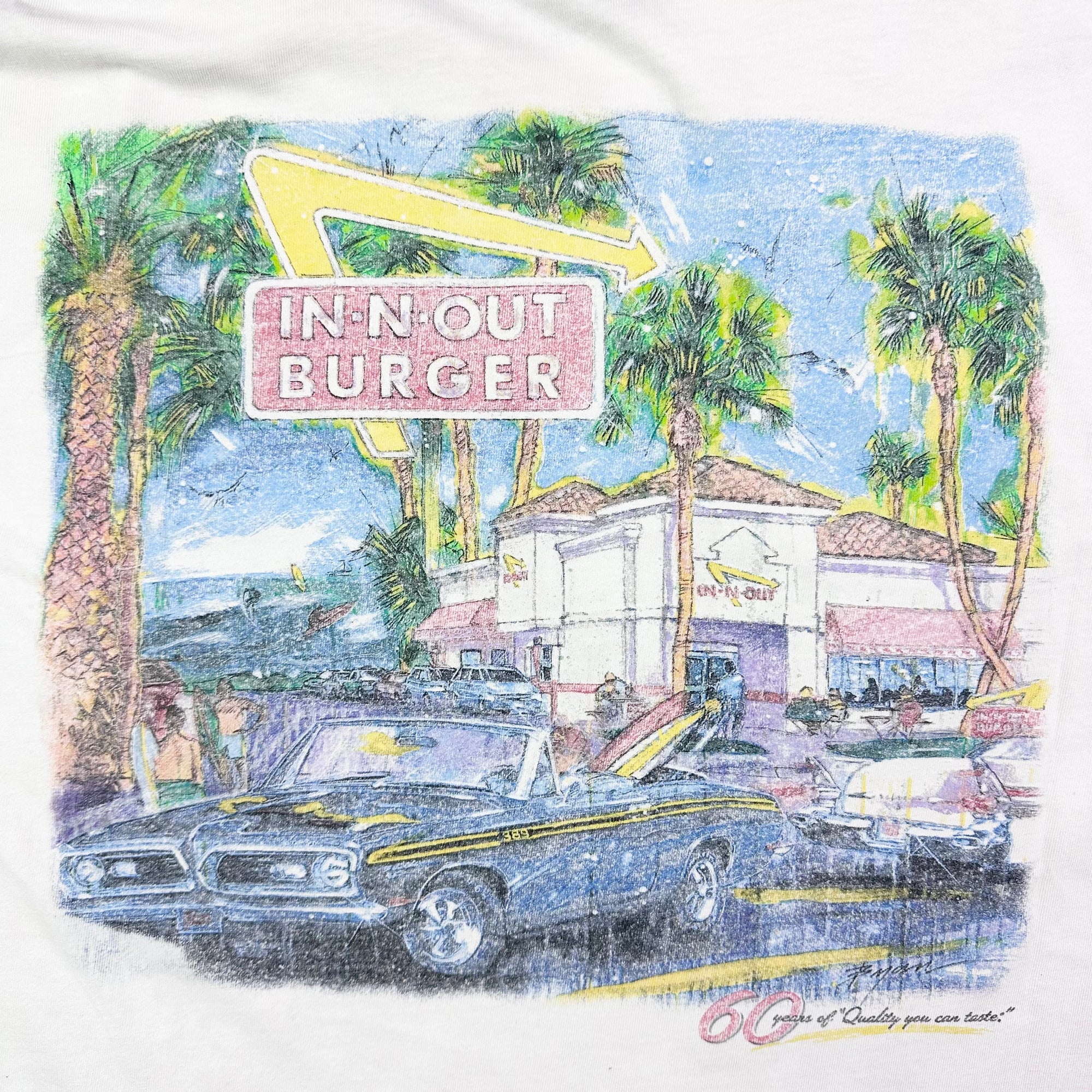 2008 In-N-Out Burger 60th Anniversary T-Shirt