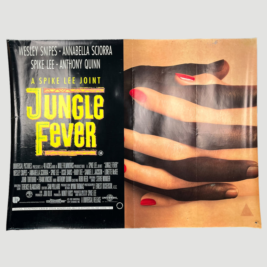 1991 Jungle Fever UK Quad Poster
