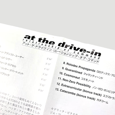 2000 At the Drive in Relationship of Command Japanese CD