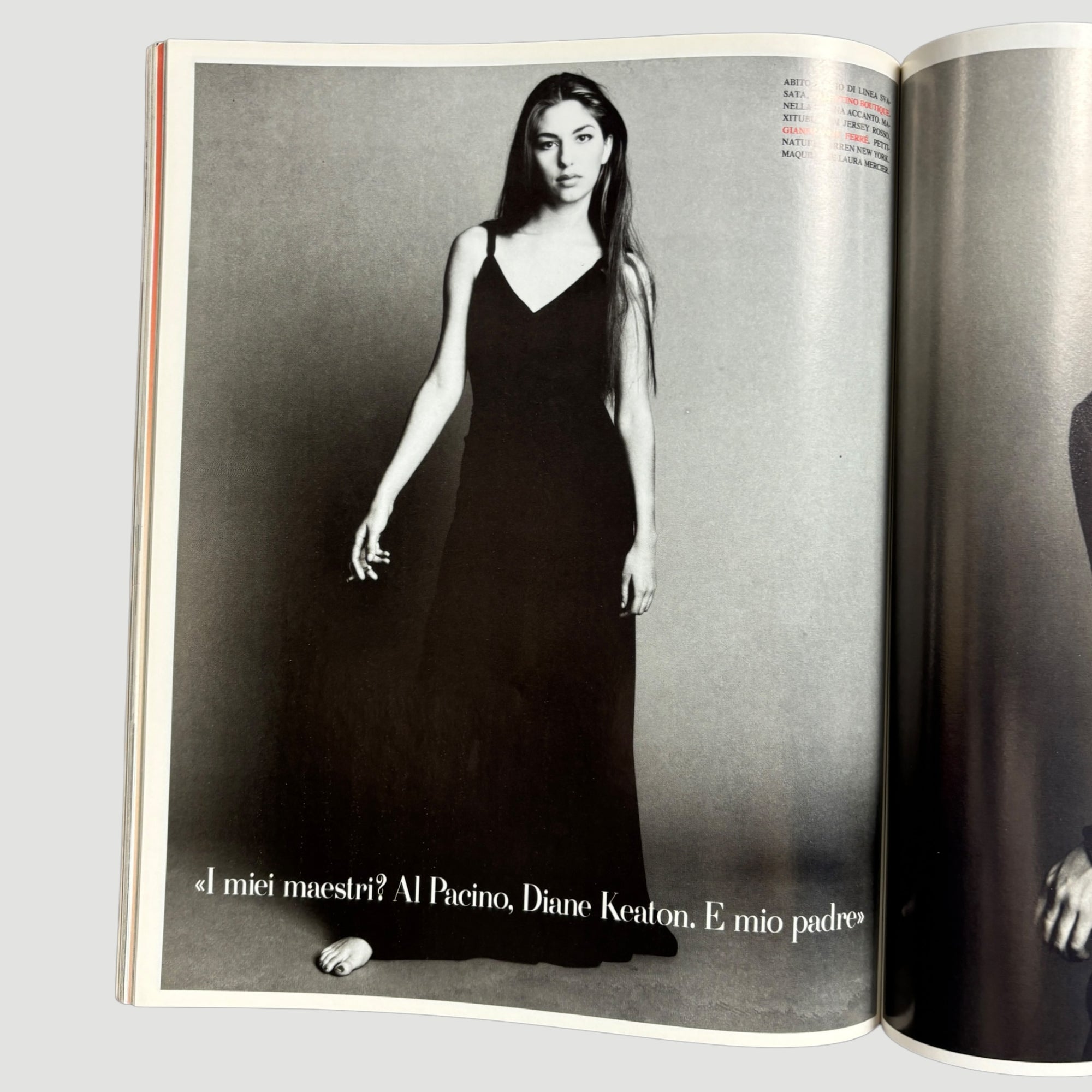 1992 Vogue Italia Sofia Coppola Cover Issue