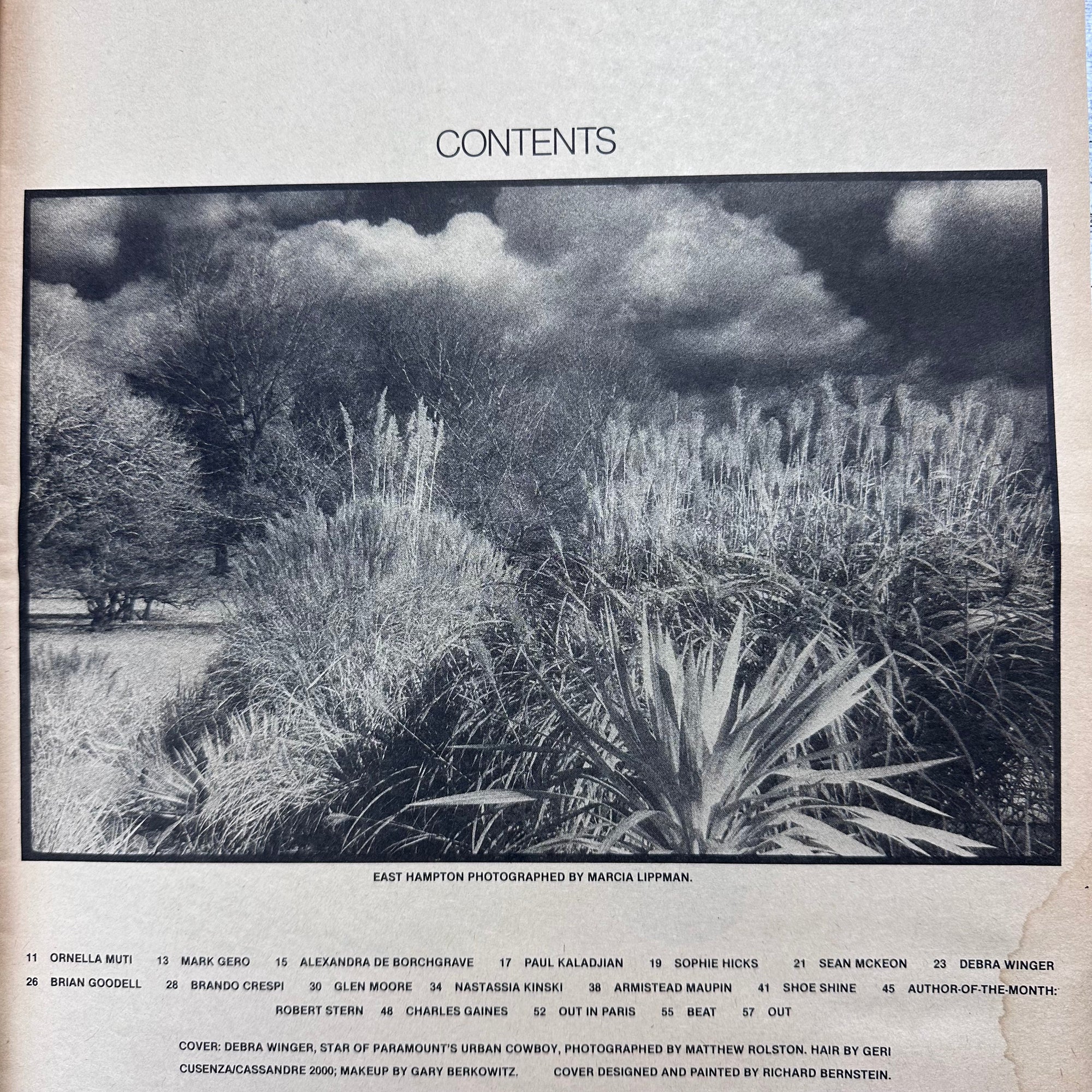 1980 Interview Magazine August Issue