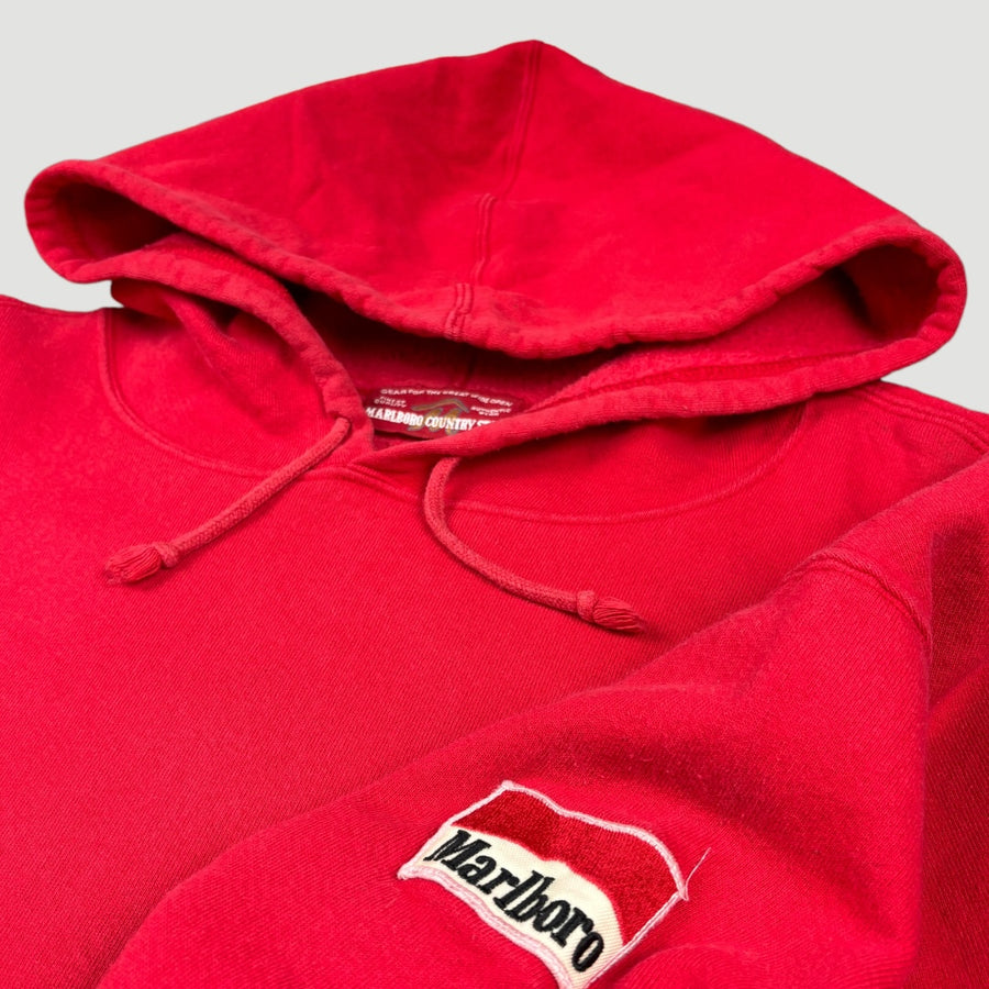 90's Marlboro Drawstring Hoodie