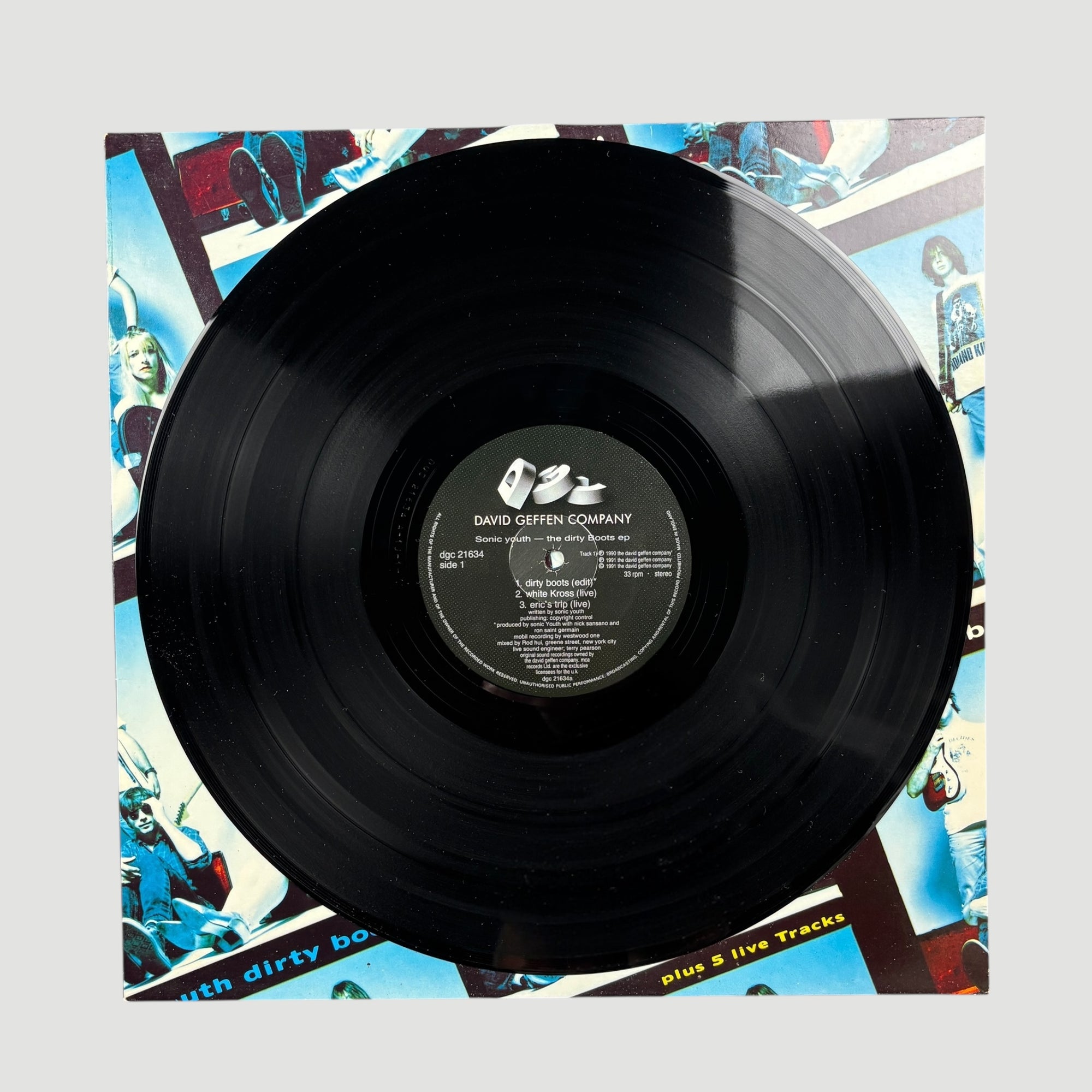 1991 Sonic Youth Dirty Boots UK 12" EP
