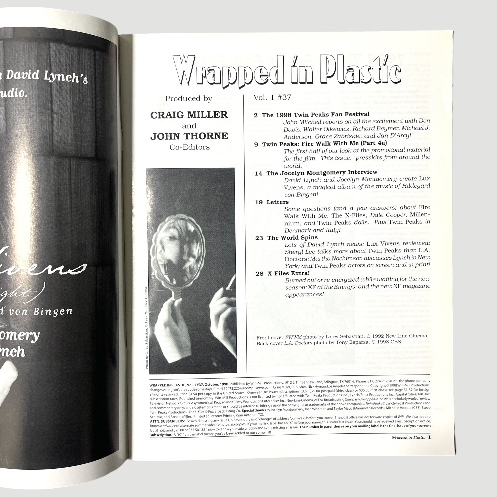 1998 Wrapped in Plastic Issue 37