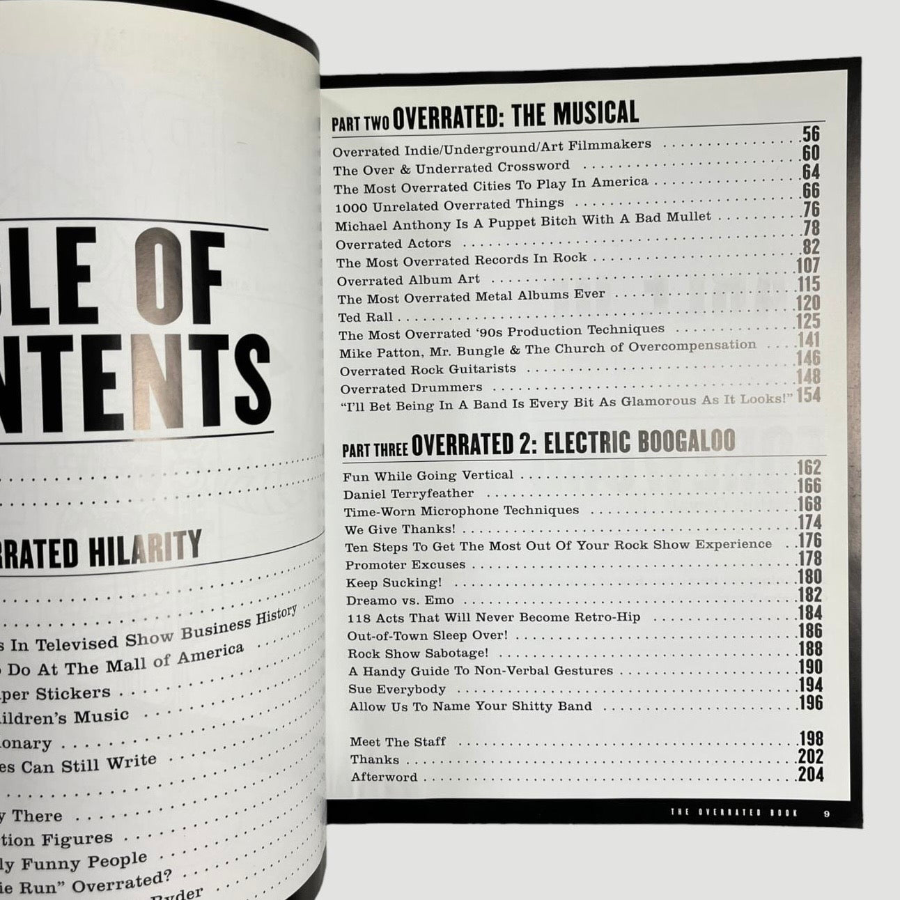 2006 Chunklet The Overated Book